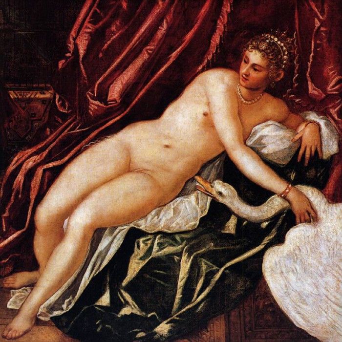 Tintoretto Leda and the swan. , 