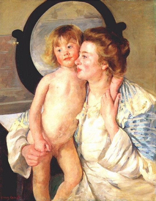 cassatt mother and child 1898.  