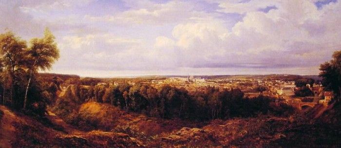 View of the City of Lyon. Hostein,  -