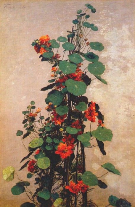 fantin-latour nasturtiums 1880. -, ---