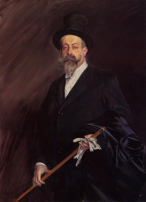 Boldini Giovanni Portrait of -Willy- The Writer Henri Gauthier Villars. Boldini, 