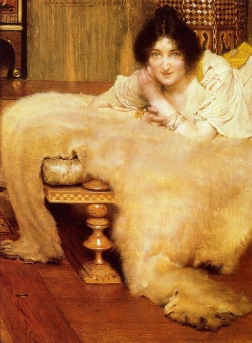 Alma Tadema A Listner. - 