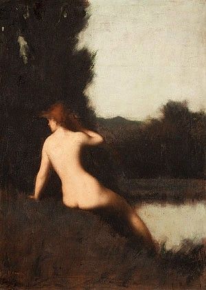 henner jean jacques a bather. , -