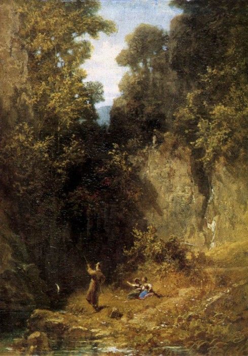 SPITZWEG Carl The Angler. , 