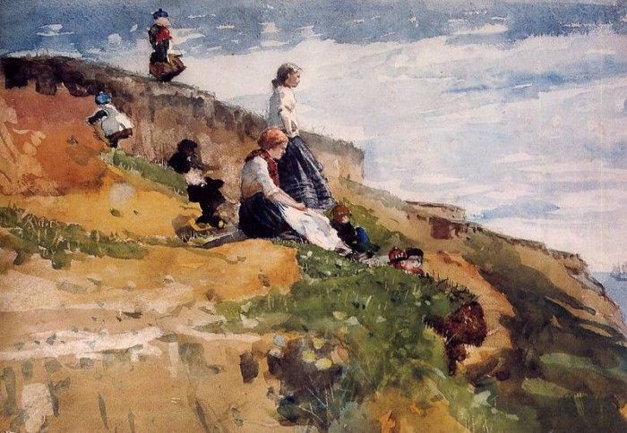 Homer Winslow On the Cliff. , 