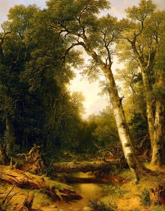 Durand, Asher B - A Stream in the Wood (end. ,  