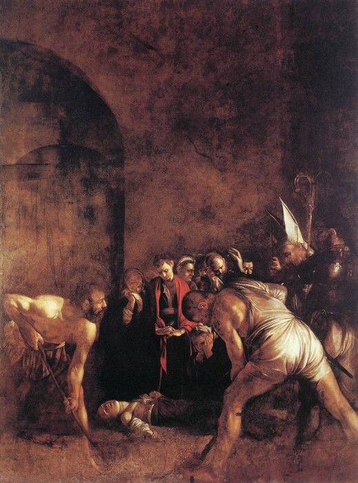 Caravaggio - Burial Of St Lucy. ,   