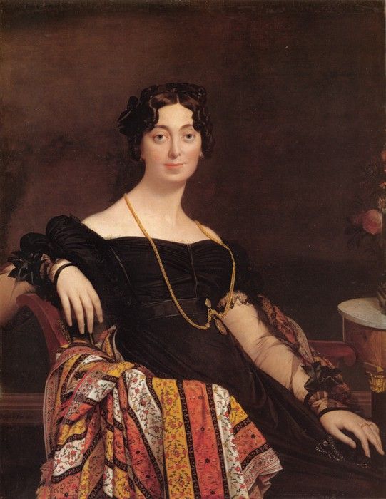 Ingres Madame Jacques Louis Leblanc. ,   