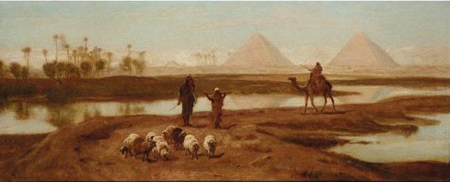 SHEPHERDS AT GIZEH. , 