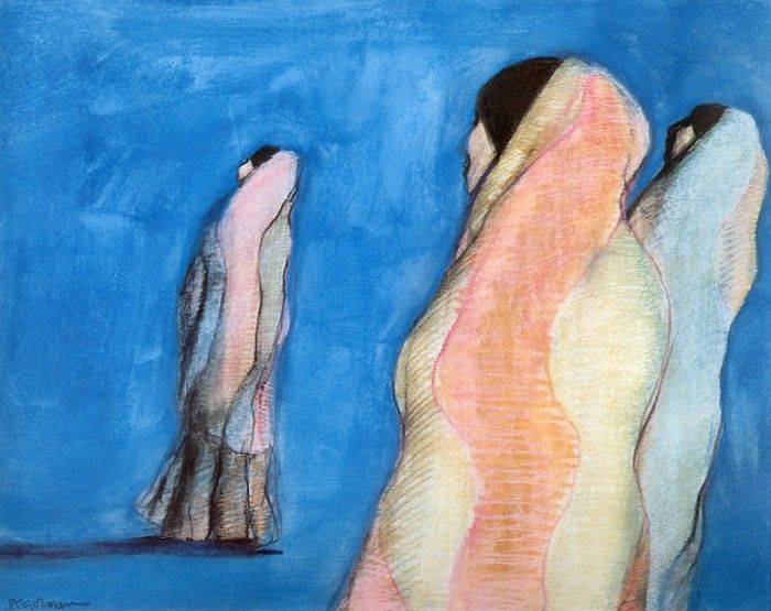 Gorman, RC - study for Three Desert Women (end. ,  