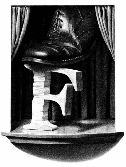 Z 006 The F was Firmly Flattened ChrisVanAllsburg sqs. Allsburg,  