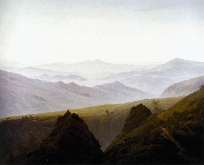 FRIEDRICH Caspar David Morning In The Mountains. ,  