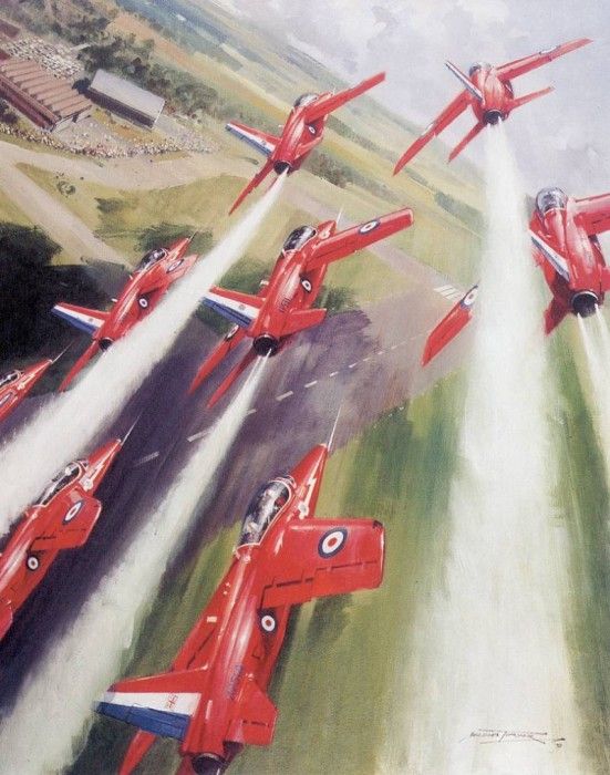 c mtg the raf red arrows. , 