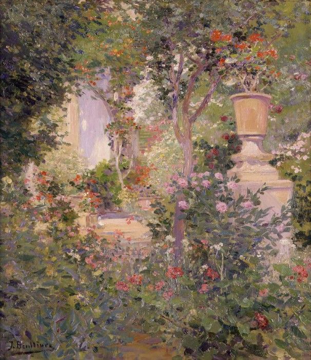 Gil Jose Benlliure El jardin del autor.   Benlliure 