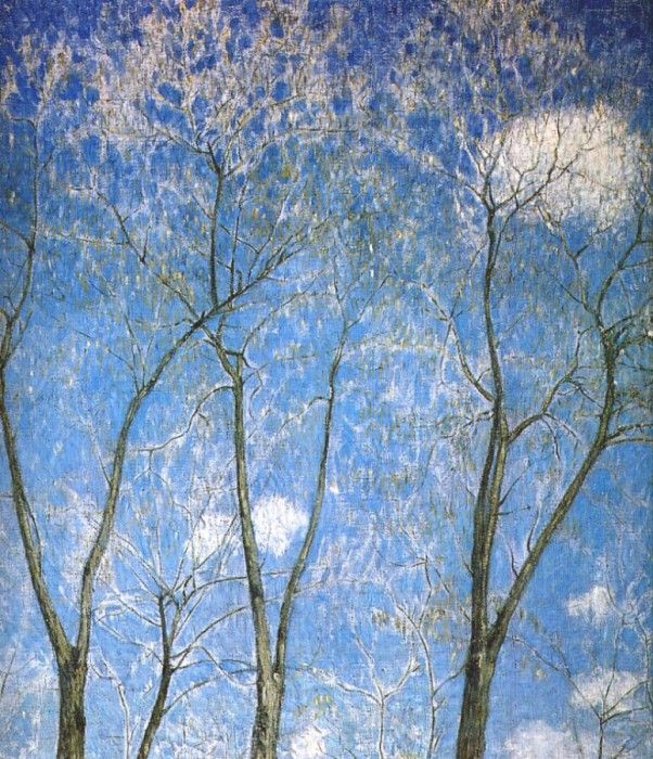 larionov acacias in spring 1904. , 