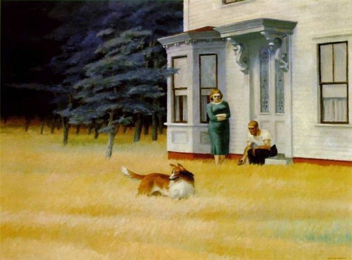 Hopper Cape Cod evening 1939,Collection of Mr and Mrs John H. , 