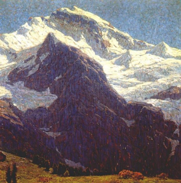 payne snowcapped mountains (jungfrau, switzerland) c1923-4. , S