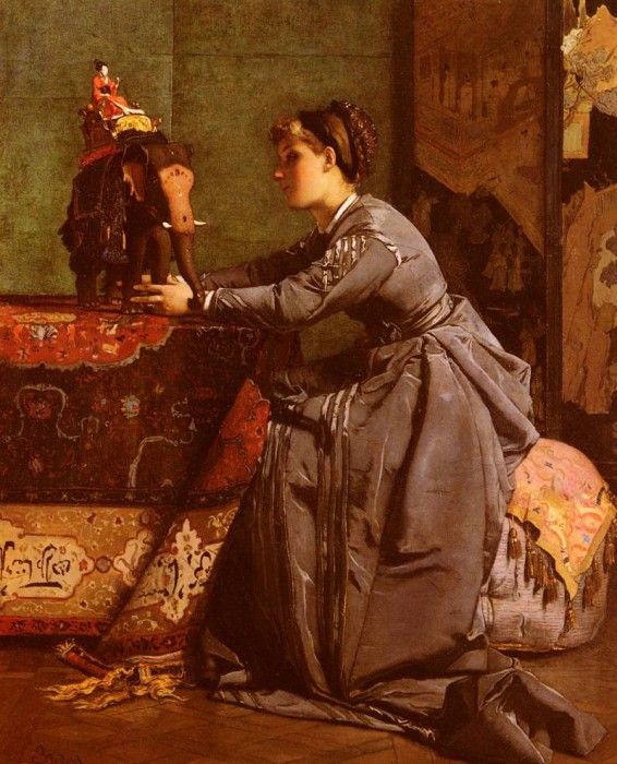 Stevens Alfred L-Inde A Paris-Le Bibelot Exotique. , 
