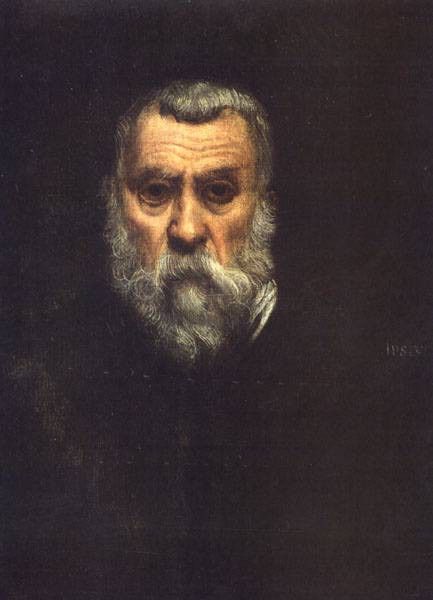 TINTORETTO SJALVPORTRATT,1588 CIRCA,LOUVRE. ����������, �����