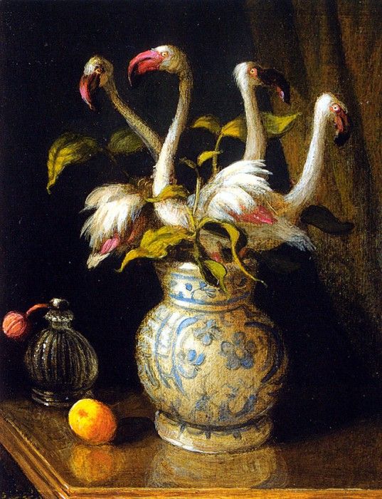 Sa40 Pink Flamingos MichaelSowa sqs. , 