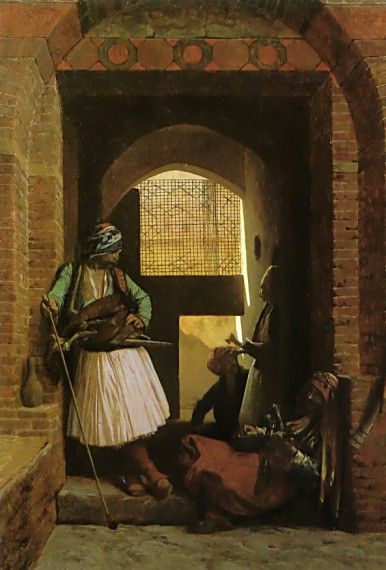 Arnauts of Cairo at the Gate of Bab-el-Nasr. , -