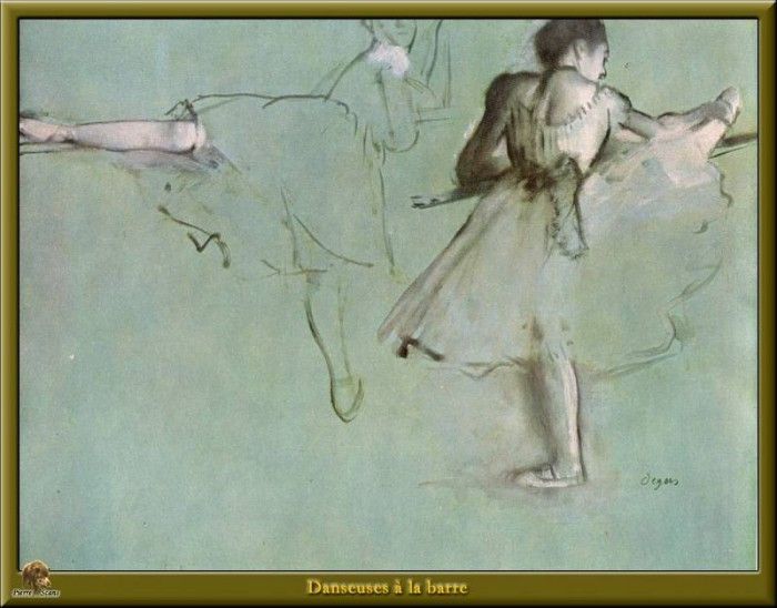 PO Degas 08 Danseuses  la barre(1876-1877). , --