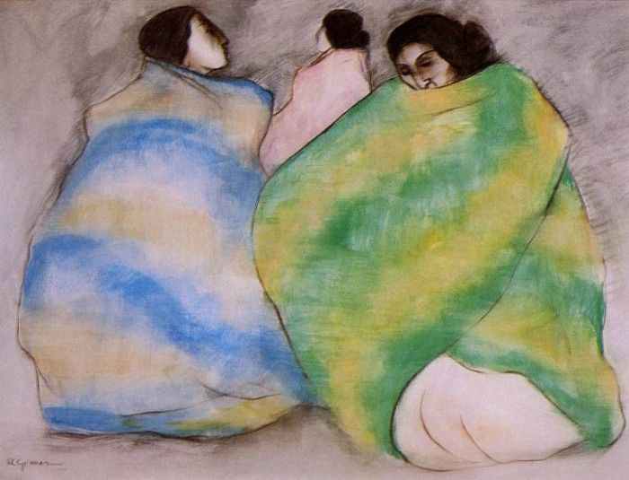 Gorman, RC - Three Women in Blankets (end. ,  