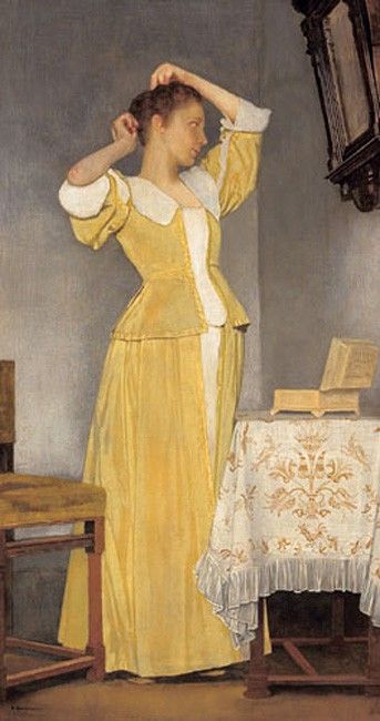 charlemont eduard bei der toilette.  