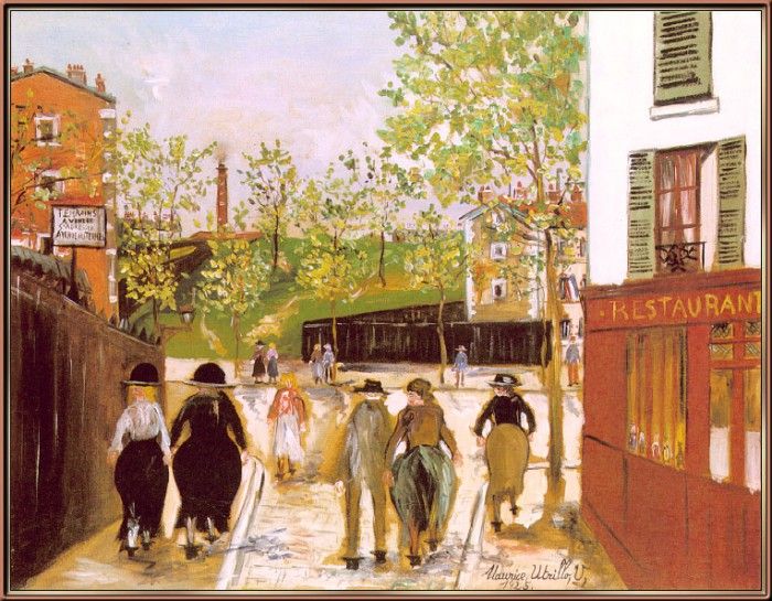 Utrillo La-Fortification-au-Nord-de-Paris-sj. , 