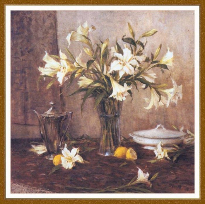 EnciniasJohn WhiteLilies-We. Encinias, 