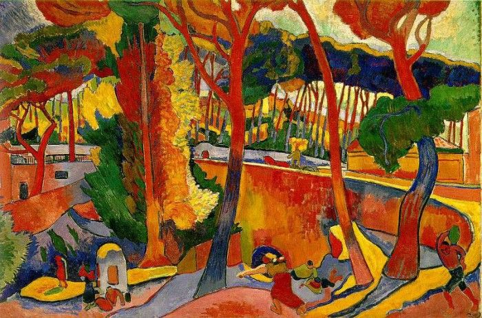 Derain The Turning Road, LEstaque 1906 129.5x195. ,  