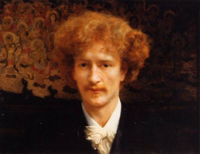 Alma Tadema Portrait of Ignacy Jan Paderewski. - 