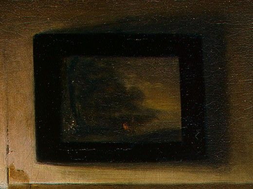 HOOCH,DE THE BEDROOM, 1658-1660, DETALJ 5, NGW. Hooch, Pieter De