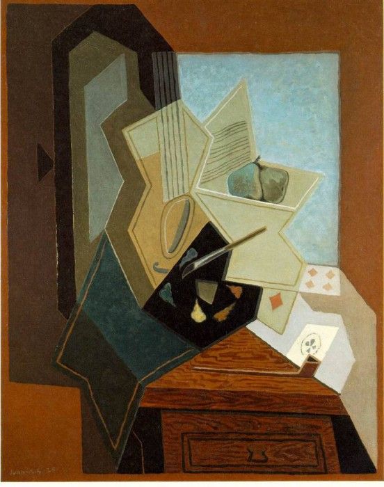 Gris The painters window, 1925, 100x81 cm, The Baltimore Mu. , 