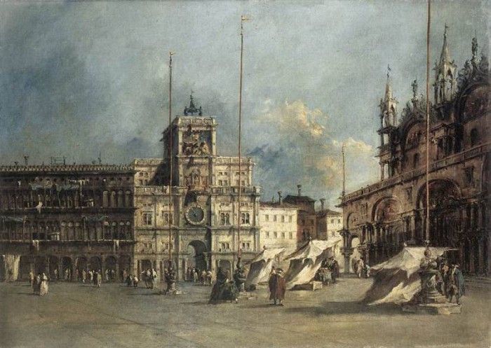 GUARDI Francesco The Torre del Orologio.  