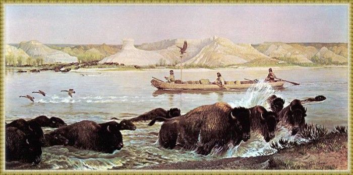 zFox SWD JC 30 George Catlin Return Journey 1832. , 