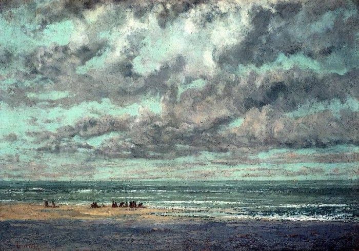 Courbet Gustave Marine Les Equilleurs. , 