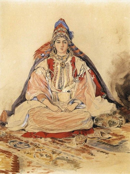 DELACROIX Eugene Jewish Bride. , 