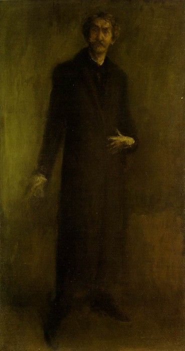 Whistler Brown and gold, 1895-1900, 95.8x51.5 cm, Hunterian . ,   