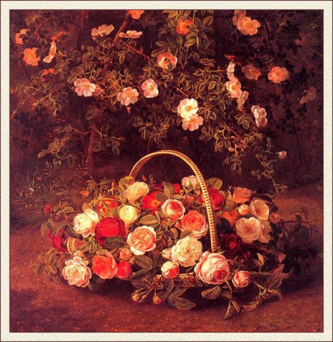 bs-flo- Eugene Henri Cauchos- Roses. ,  