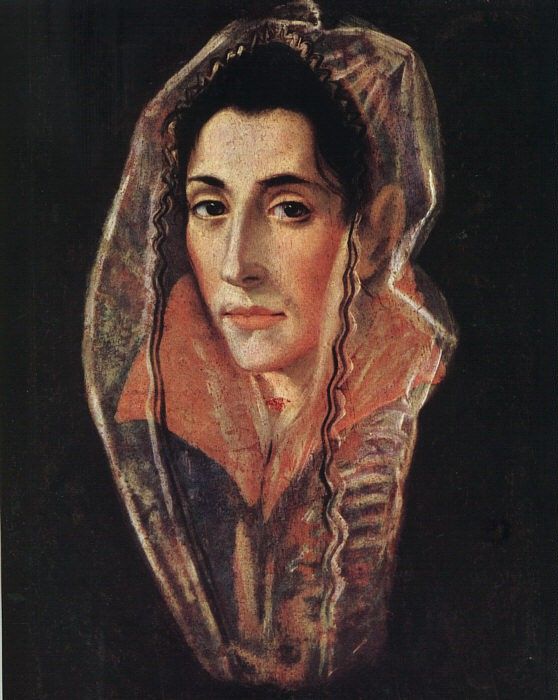 El Greco Portrait of a Lady, approx. 1594-1601, Philadelphia. , -