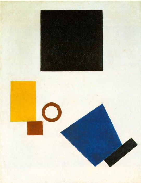 Malevitj Suprematism - Self-Portrait in Two Dimensions 1915,. , 