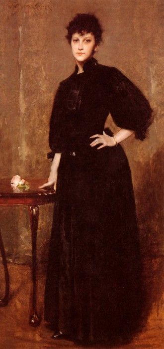 Chase William Merritt Portrait Of Mrs-C. ,  
