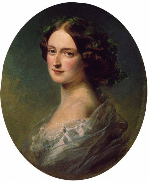 Winterhalter Franz Xavier Lady Clementina Augusta Wellington Child Villiers. ,  