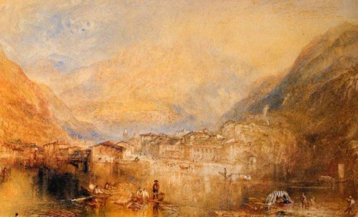 Turner Joseph Mallord William Brunnen from the Lake of Lucerne. ,   