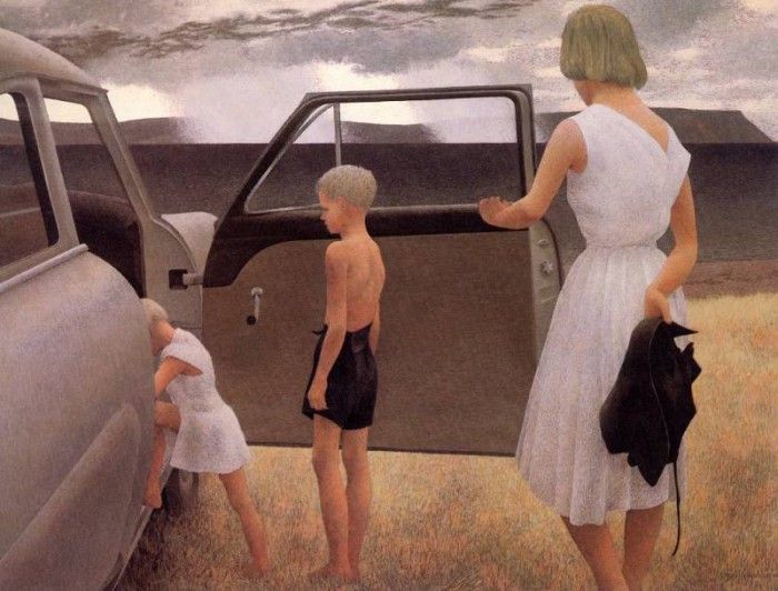 Alex Colville - Family and Rainstorm, De. �������, �����