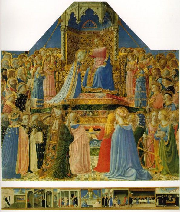 Fra Angelico Coronation of the Virgin Altarpiece from San. ,    F
