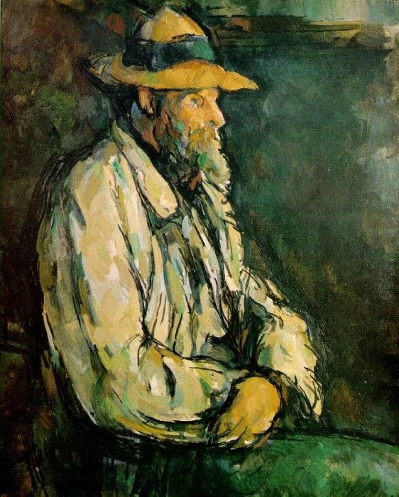 CeZANNE PORTRAIT OF VALLIER,1906, PRIVATE COLLECTION  VENTUR. , 