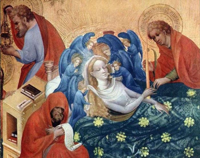 KONRAD von Soest The Death Of Mary. Soest,  