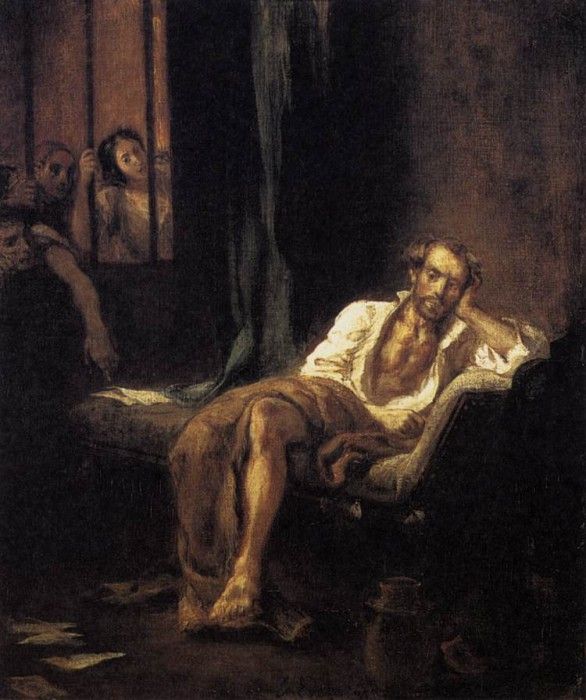 DELACROIX Eugene Tasso in the Madhouse. , 